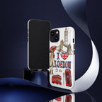 I Love London Illustrated Collage phone case | Tough Case