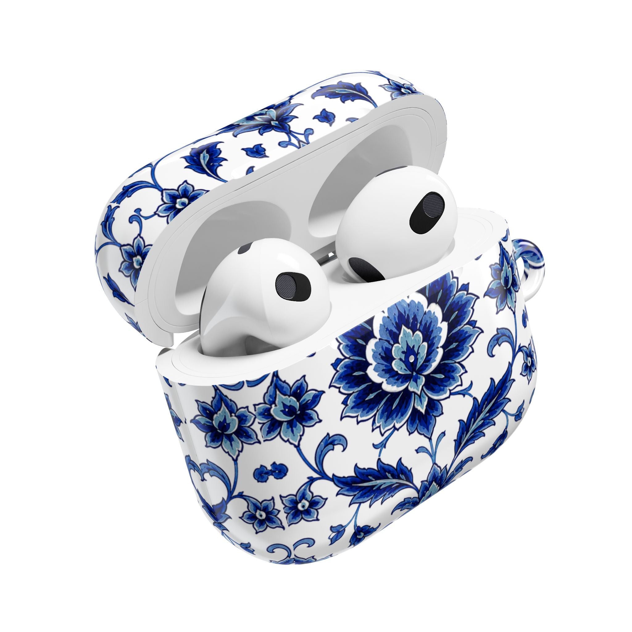 Porcelain Blue Floral AirPod Case