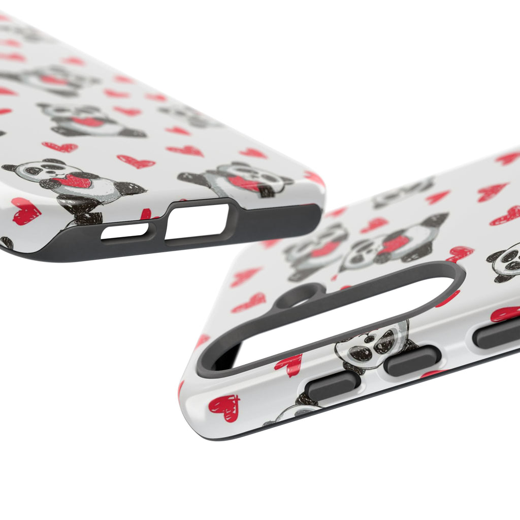 Cute Panda Pattern Phone Case — Tough Cases