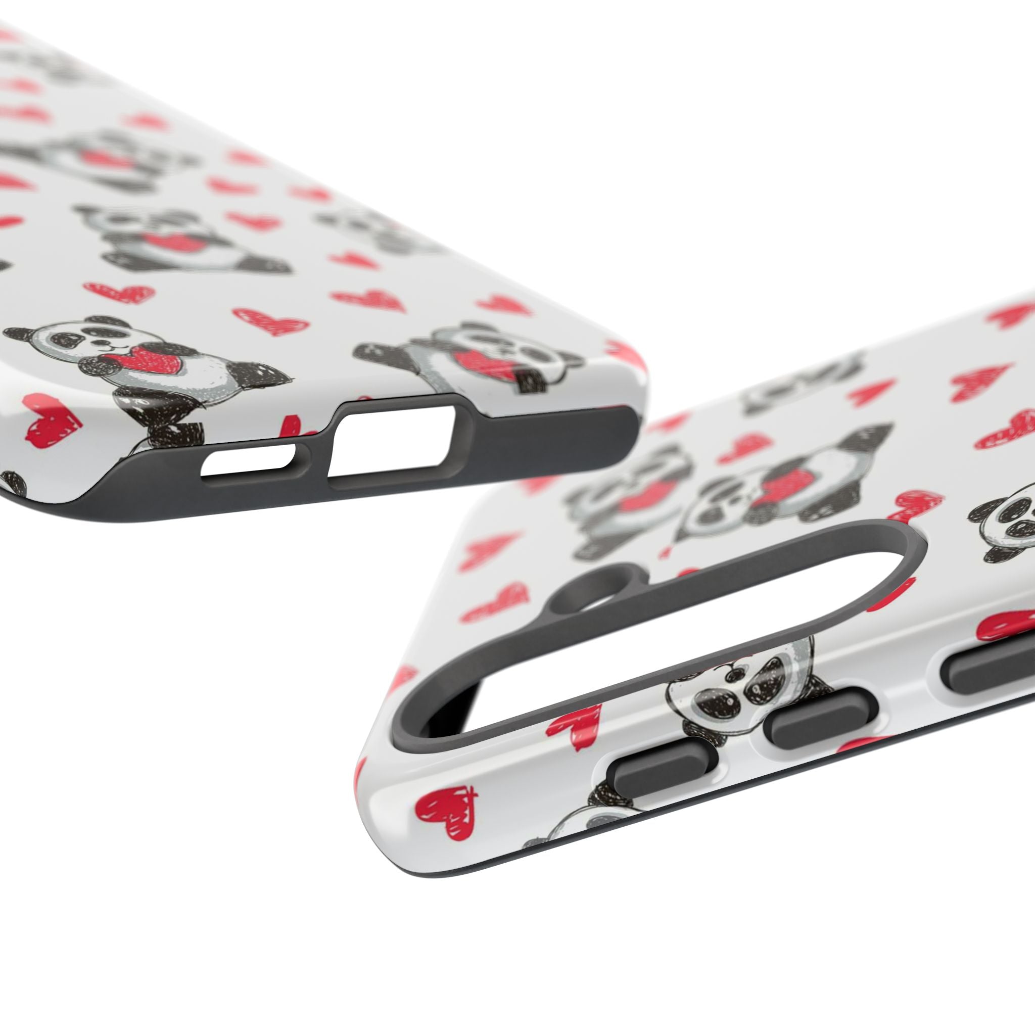 Cute Panda Pattern Phone Case — Tough Cases