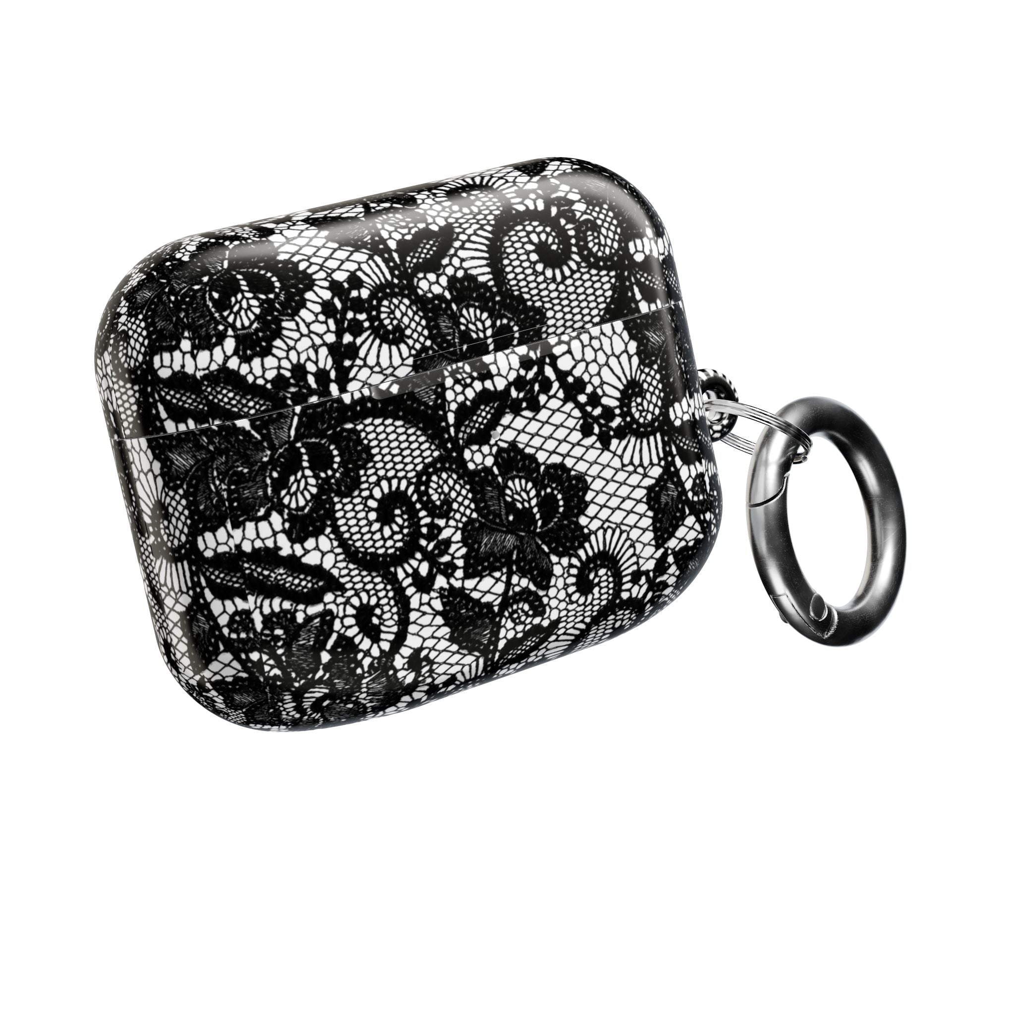 Black Floral Lace - AirPod Case