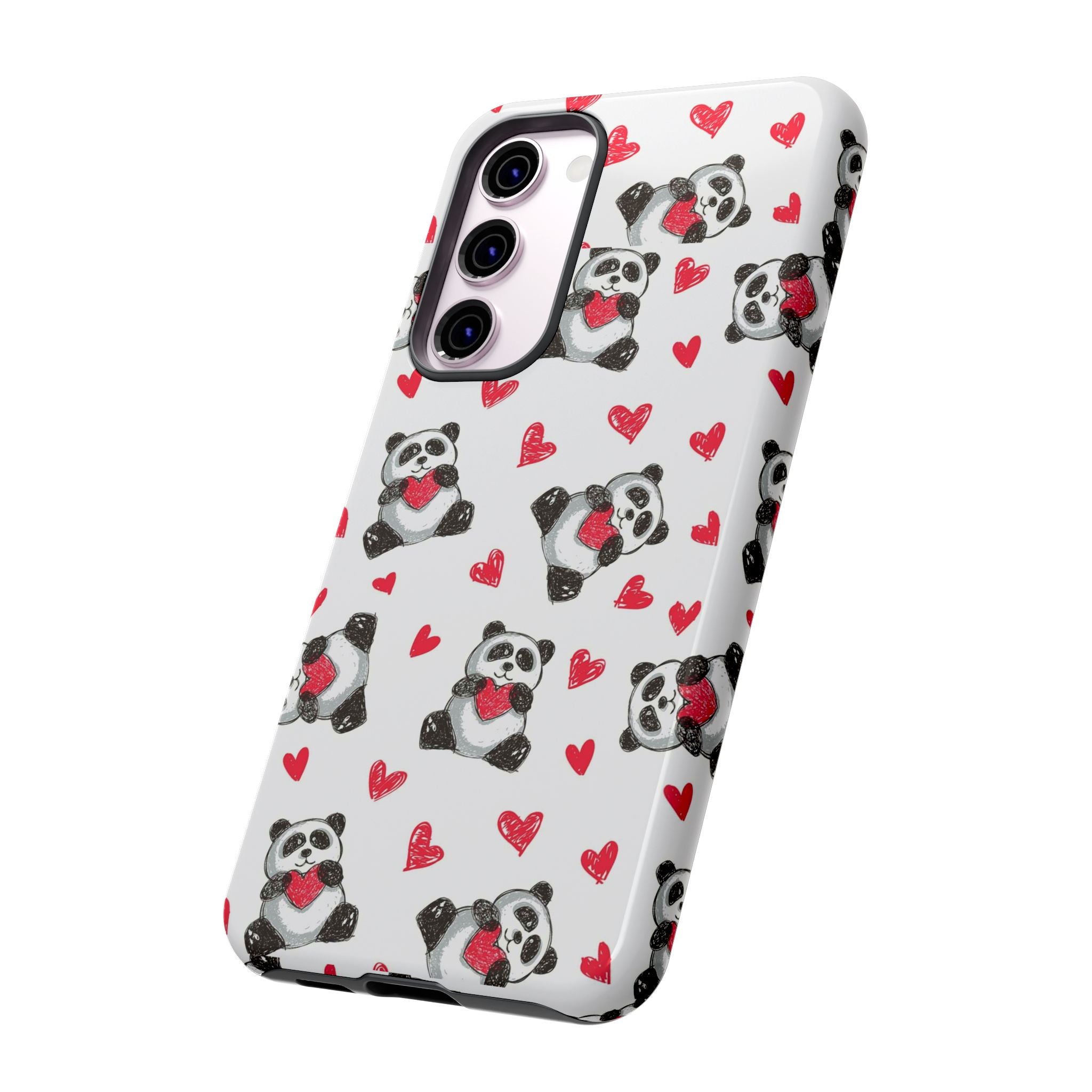 Cute Panda Pattern Phone Case — Tough Cases