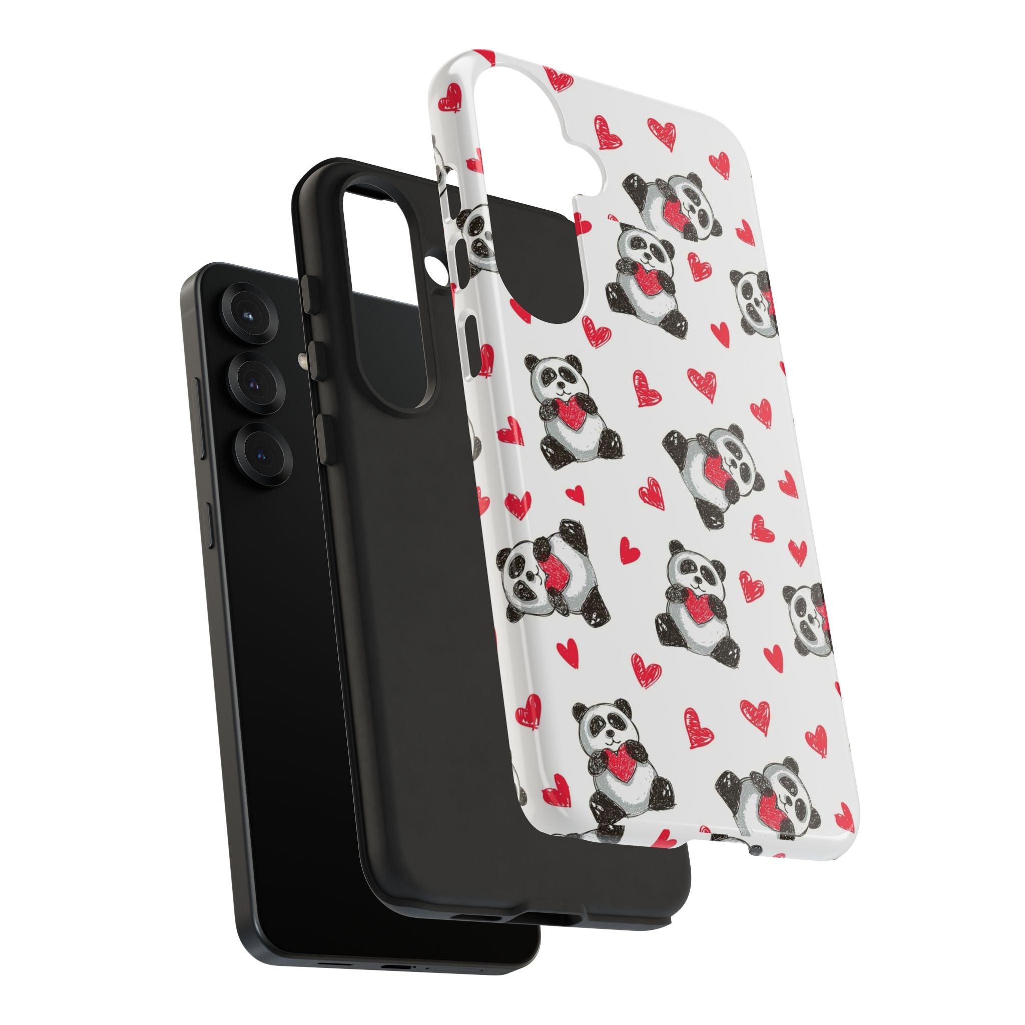 Cute Panda Pattern Phone Case — Tough Cases