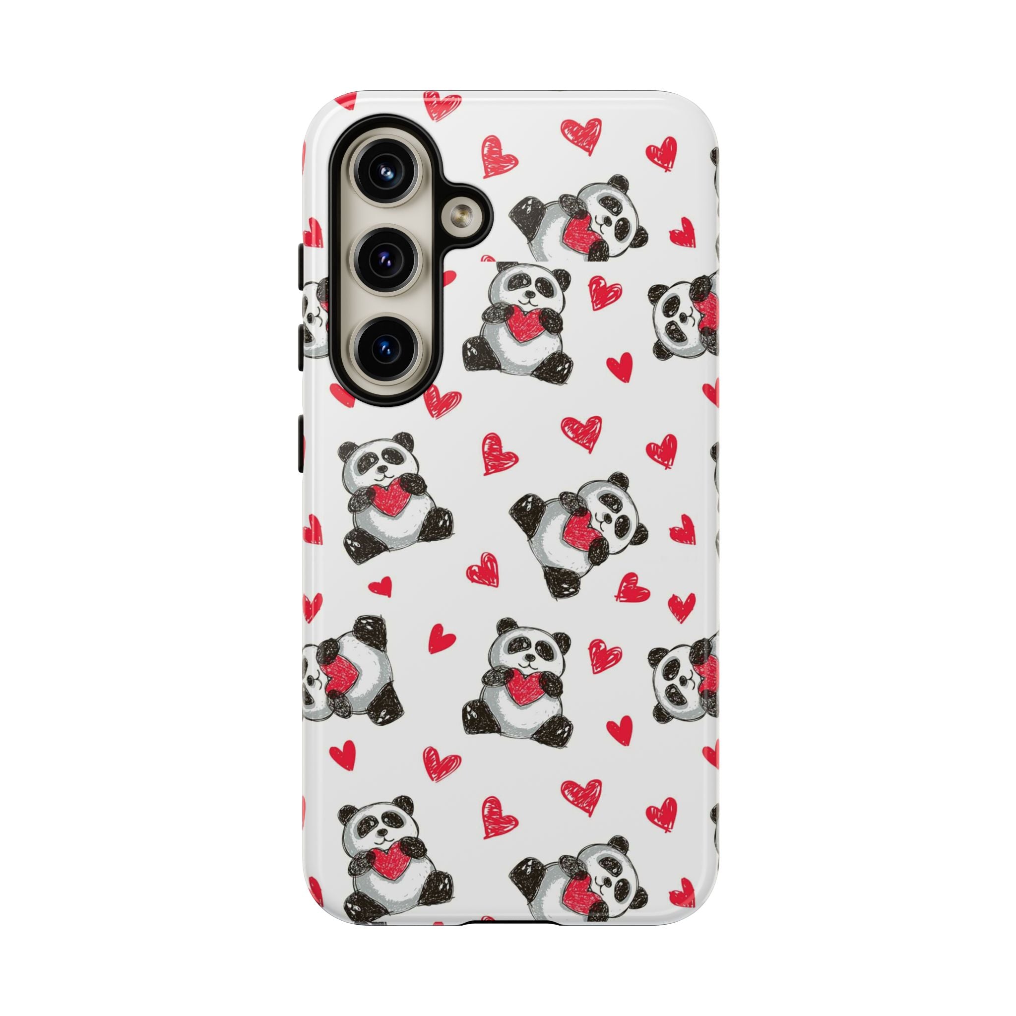Cute Panda Pattern Phone Case — Tough Cases