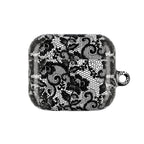 Black Floral Lace - AirPod Case