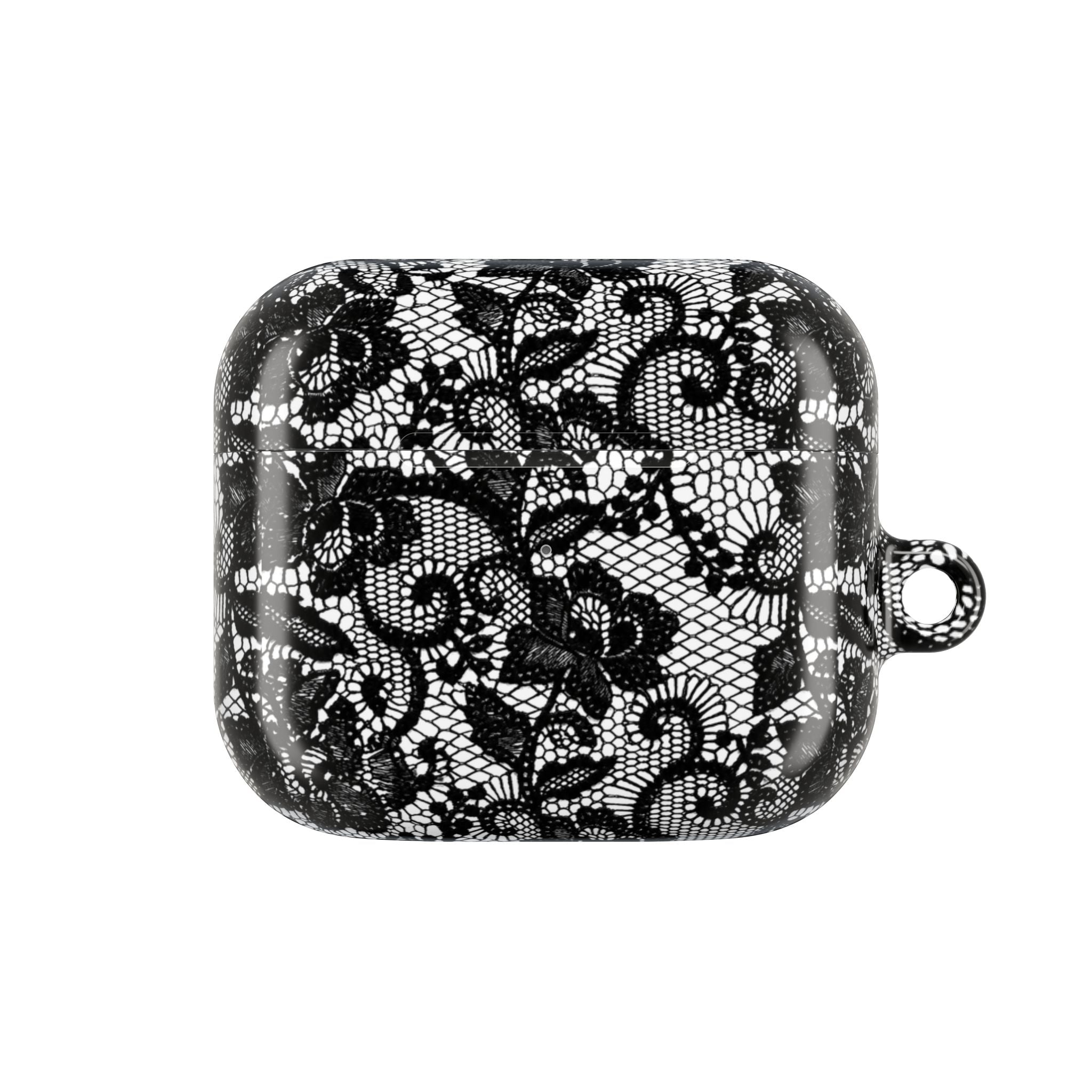 Black Floral Lace - AirPod Case