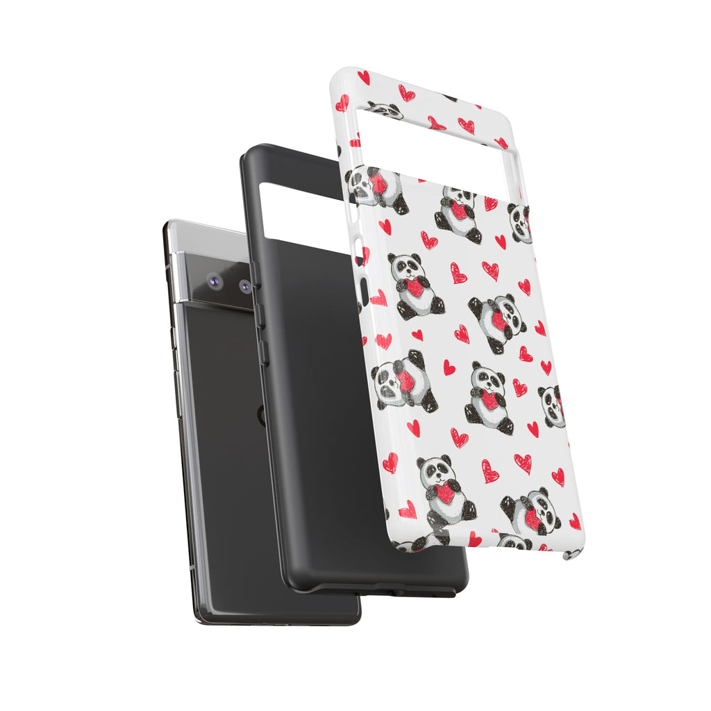 Cute Panda Pattern Phone Case — Tough Cases
