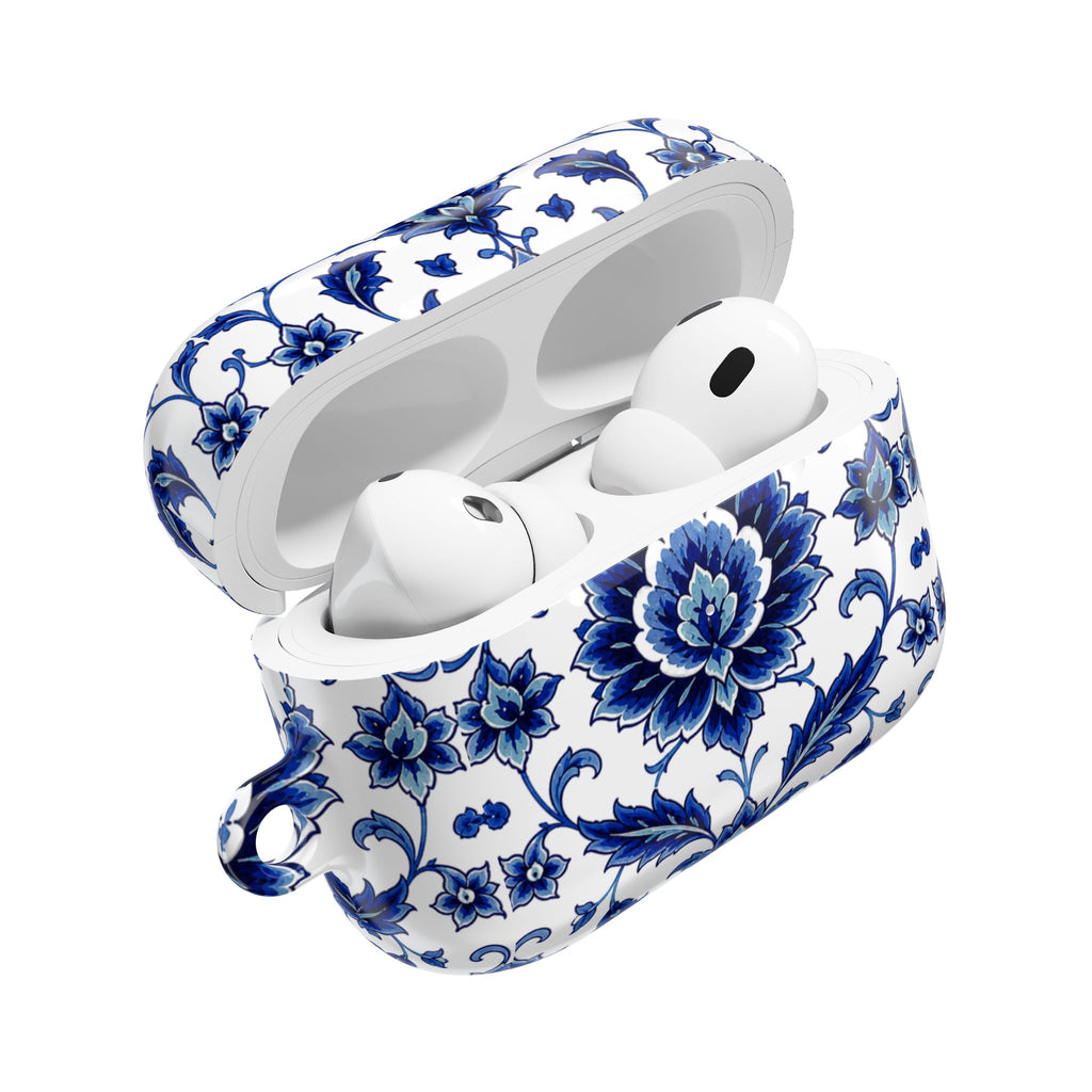 Porcelain Blue Floral AirPod Case