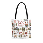 Ohio Illustrated Tote Bag — All-Over-Print Travel & Gift Tote
