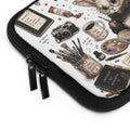 Fine Arts Rabbit Laptop Sleeve — Cute Artist Bunny Illustration Laptop Case