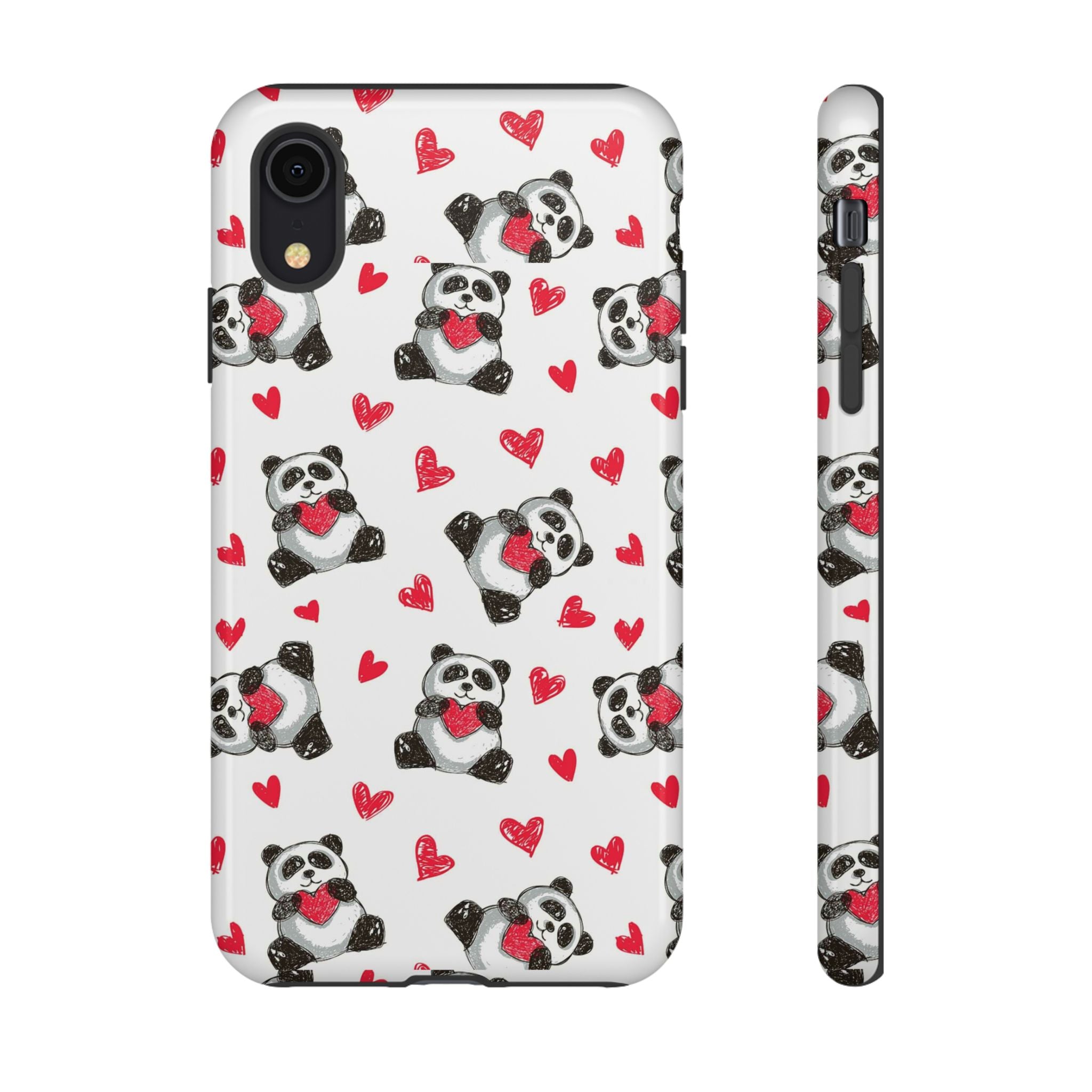 Cute Panda Pattern Phone Case — Tough Cases