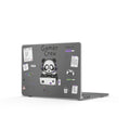Gamer Crew Matte MacBook Case — Cute Panda Gaming Laptop Skin with Controller & Stickers