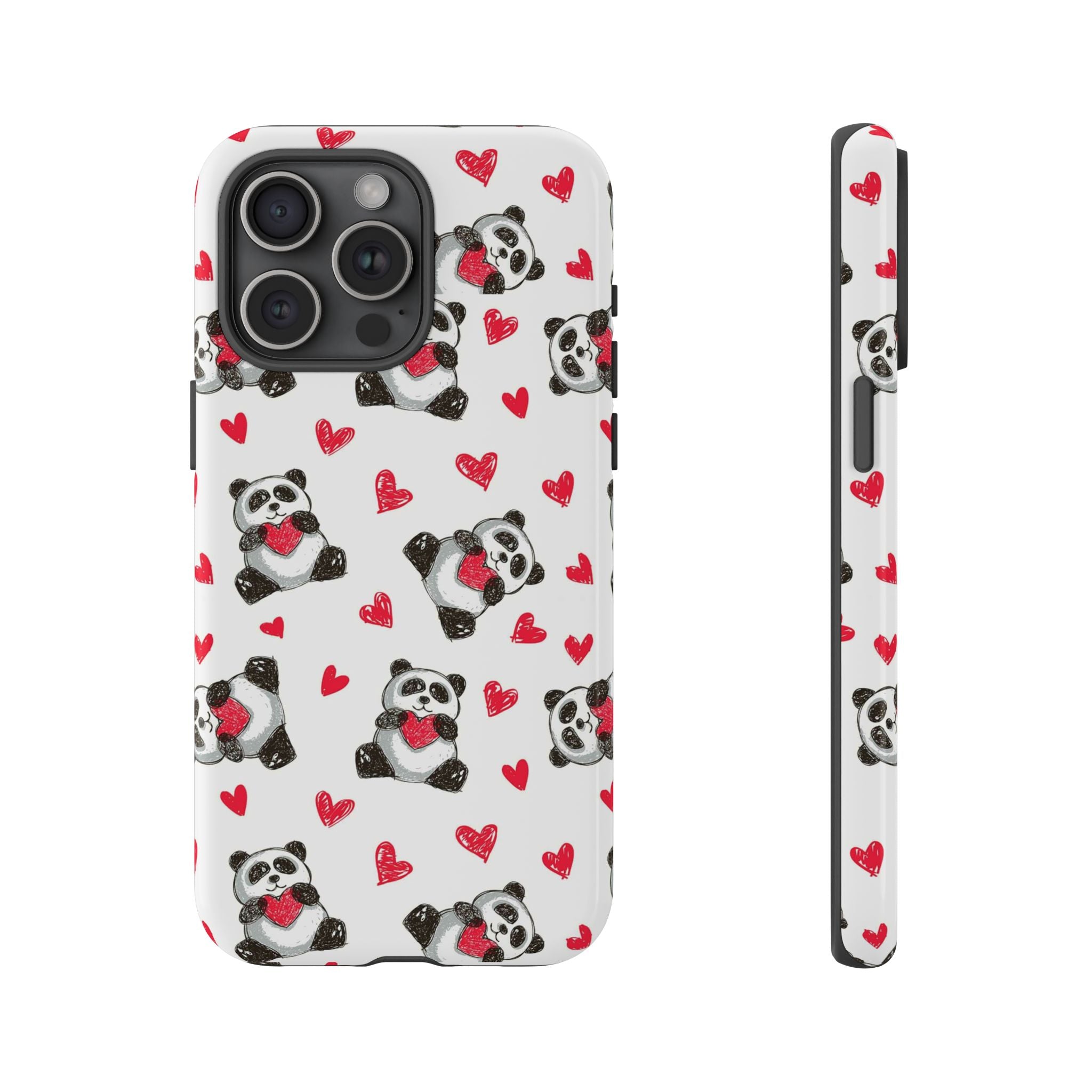 Cute Panda Pattern Phone Case — Tough Cases