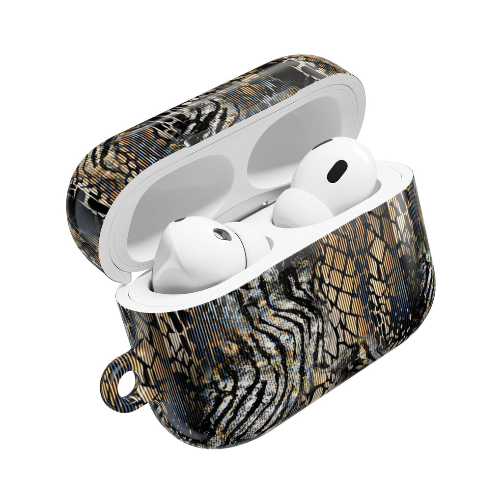 Animal Print AirPod Case — Stylish Snake & Zebra Pattern Protective Cover