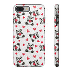 Cute Panda Pattern Phone Case — Tough Cases