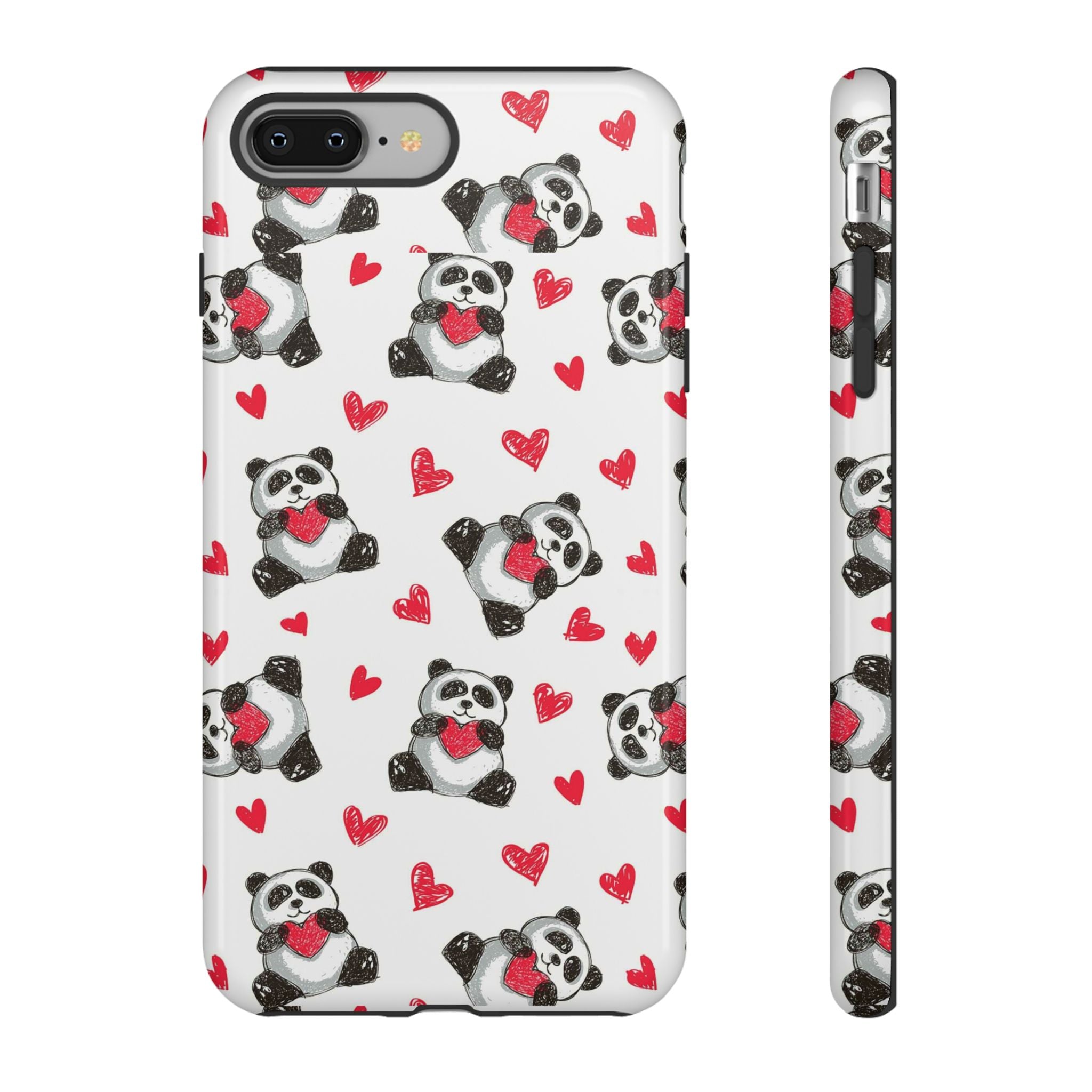 Cute Panda Pattern Phone Case — Tough Cases