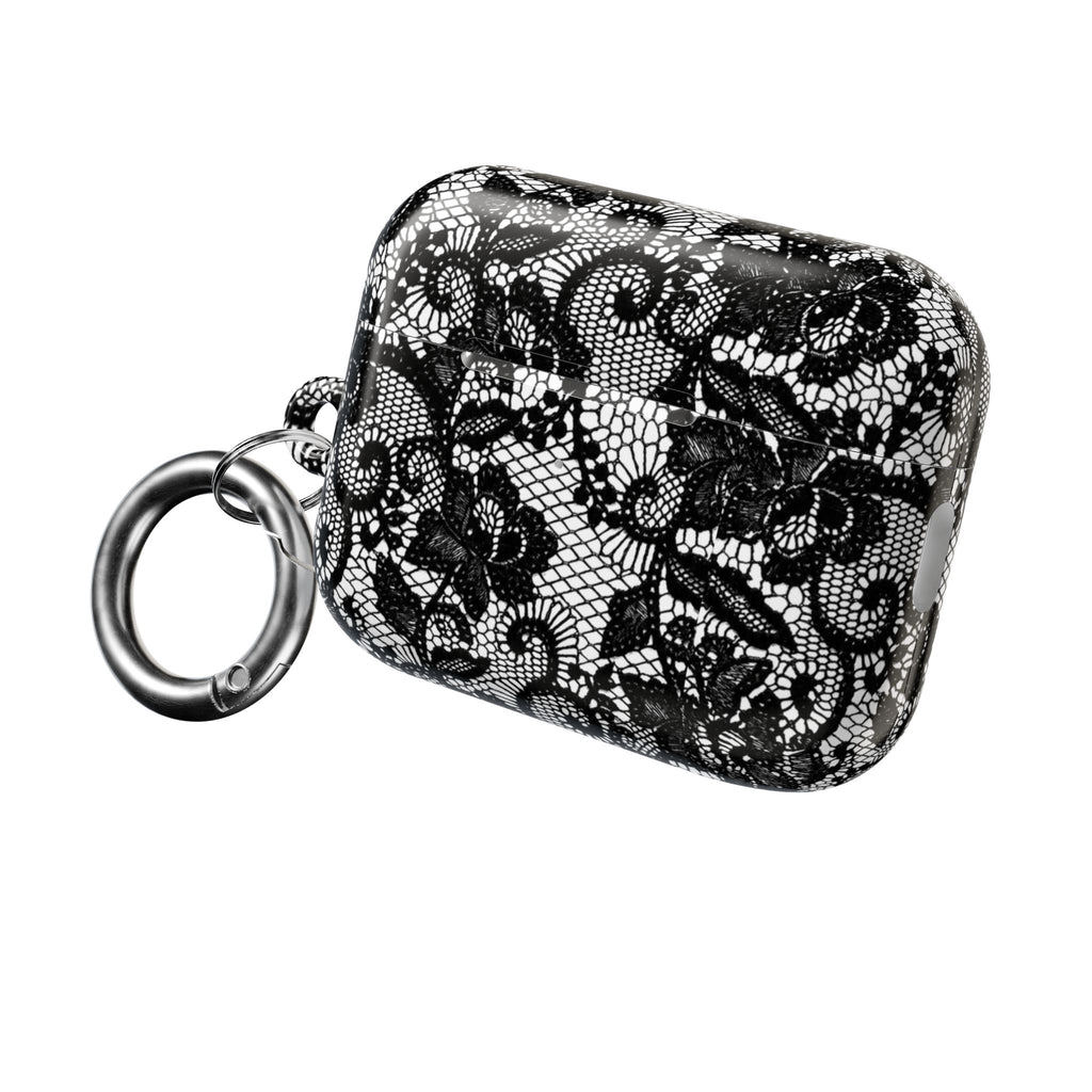 Black Floral Lace - AirPod Case