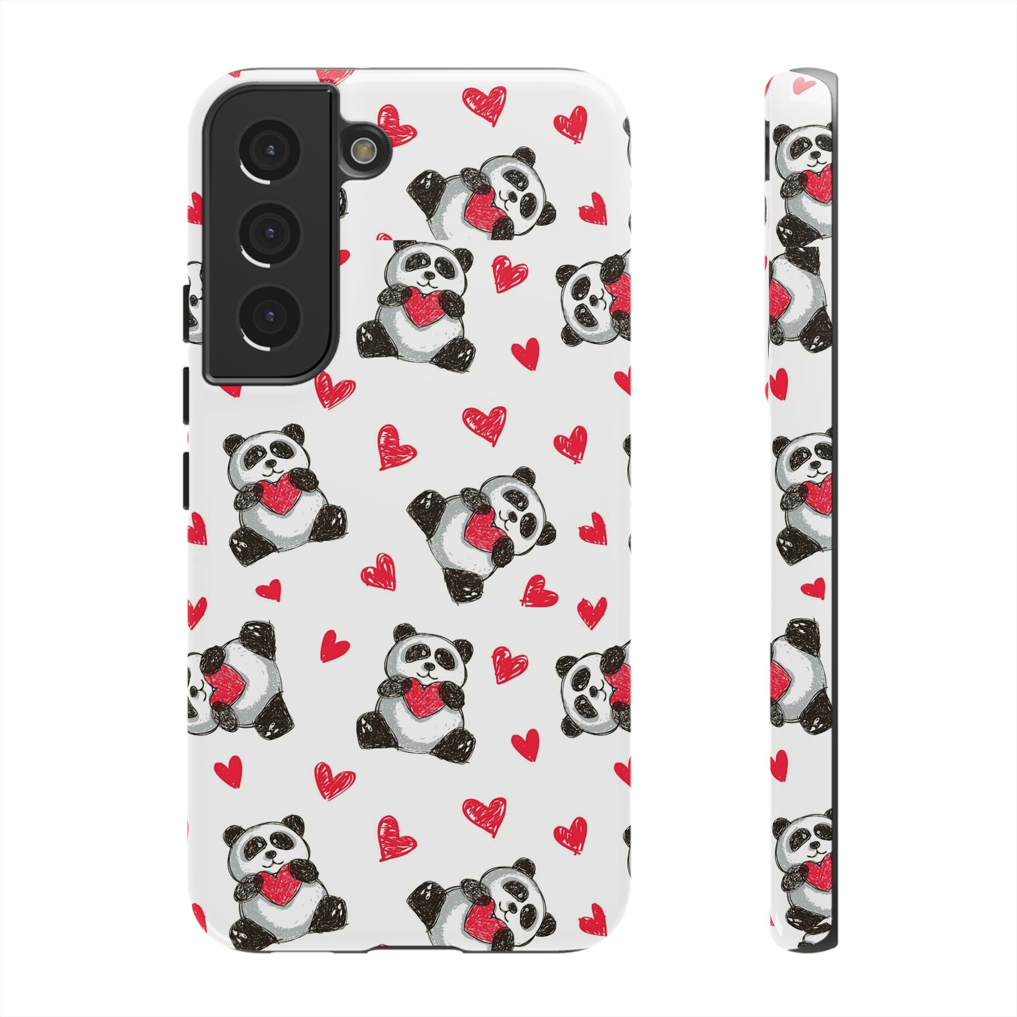 Cute Panda Pattern Phone Case — Tough Cases