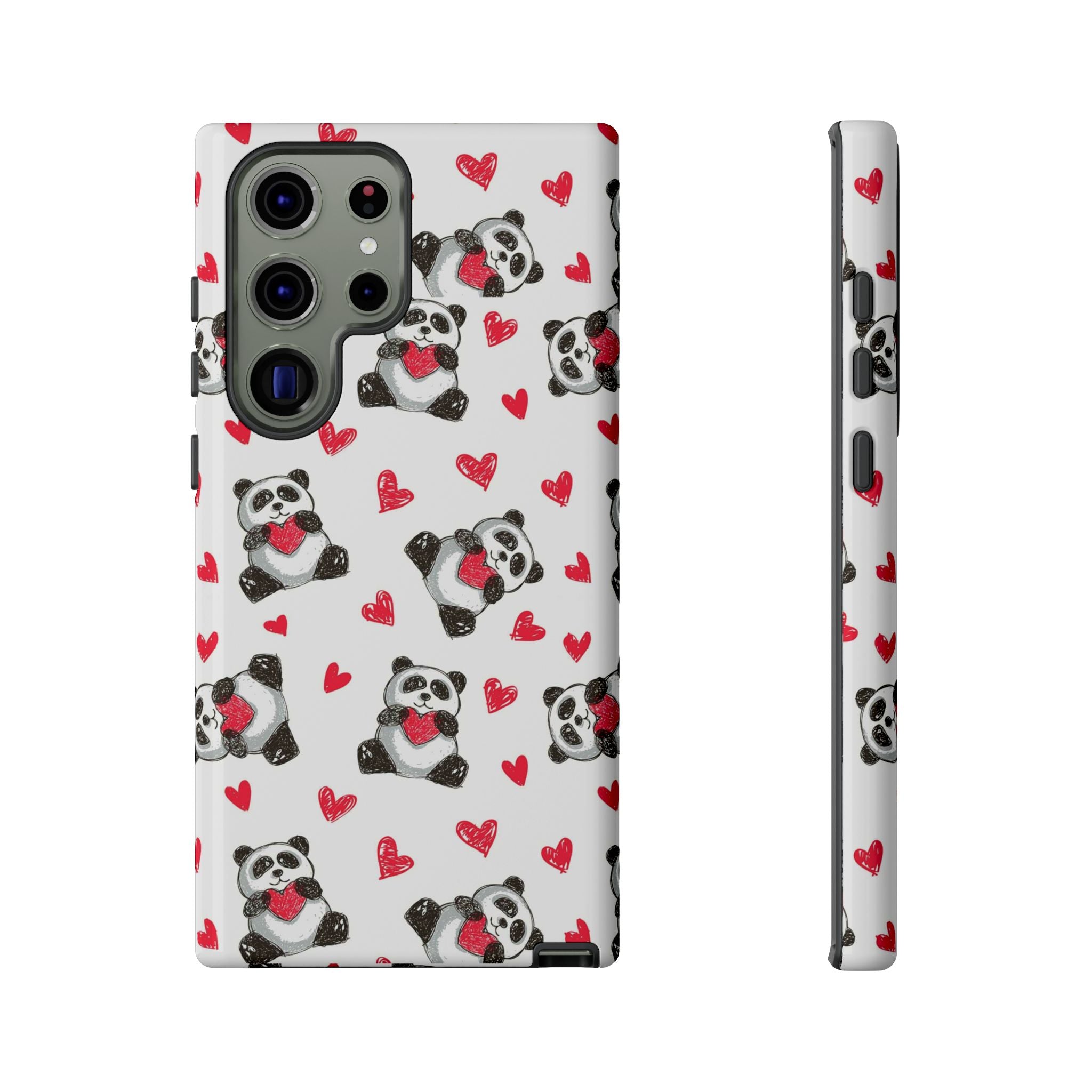 Cute Panda Pattern Phone Case — Tough Cases