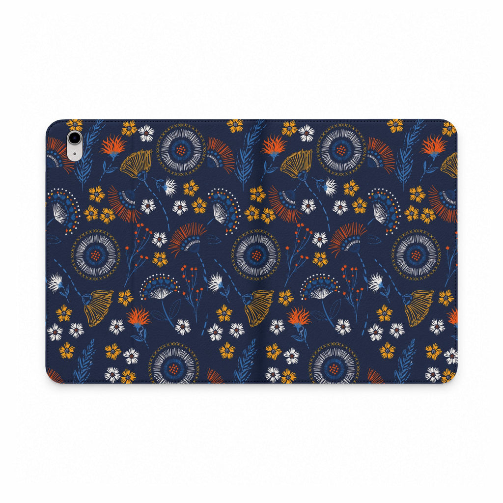 Midnight Wildflower - Tablet Folio Case