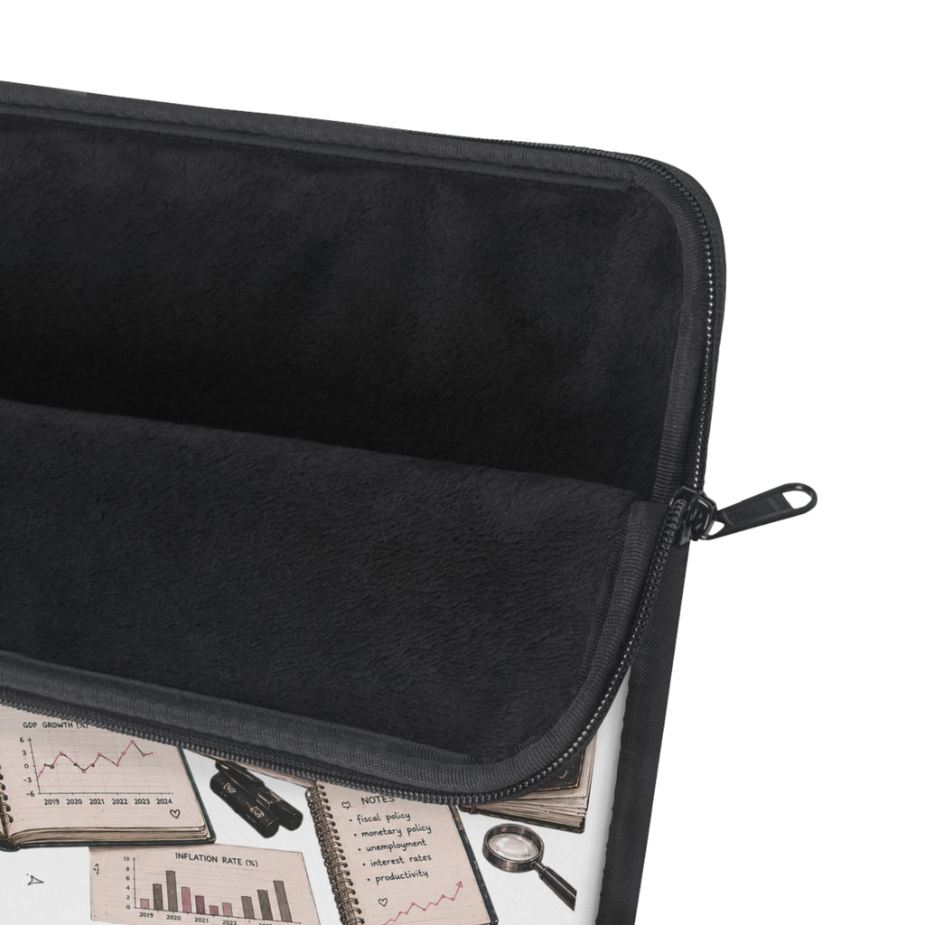 Macro Hamster Laptop Sleeve — Cute Finance & Investing Laptop Case