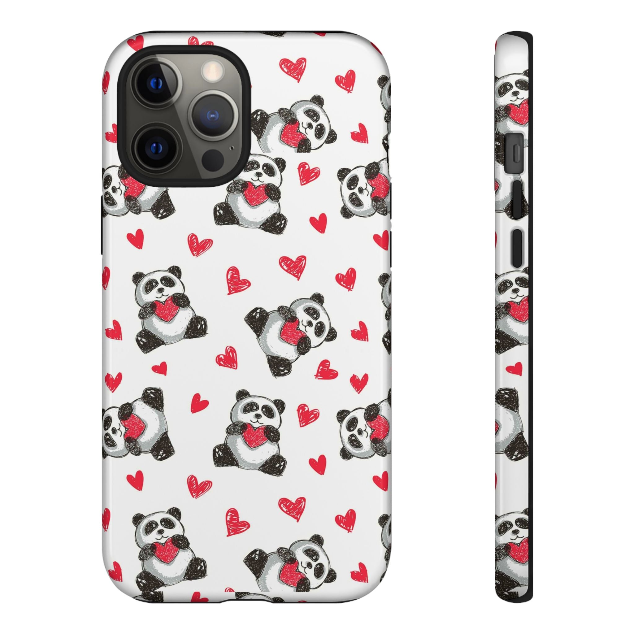 Cute Panda Pattern Phone Case — Tough Cases