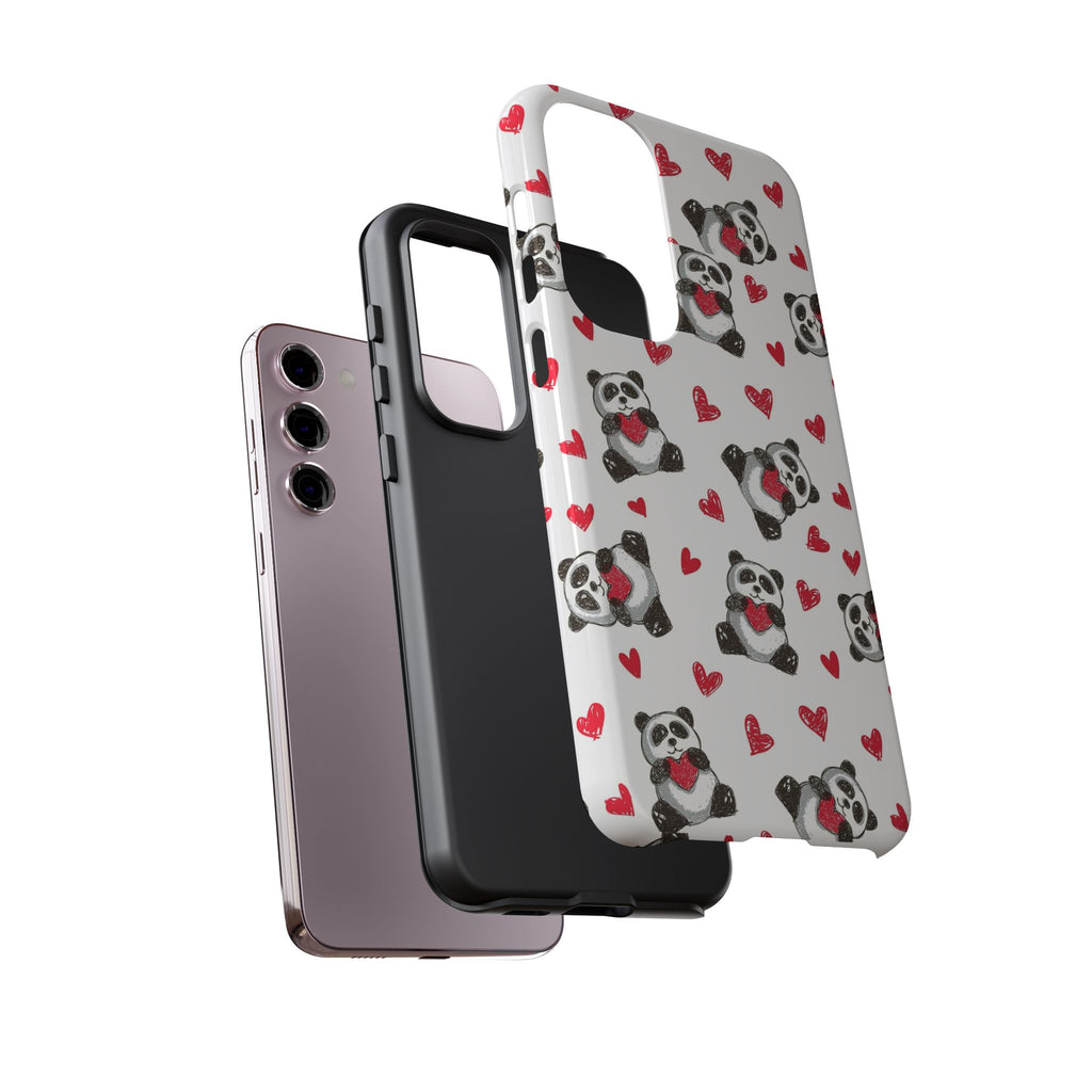 Cute Panda Pattern Phone Case — Tough Cases