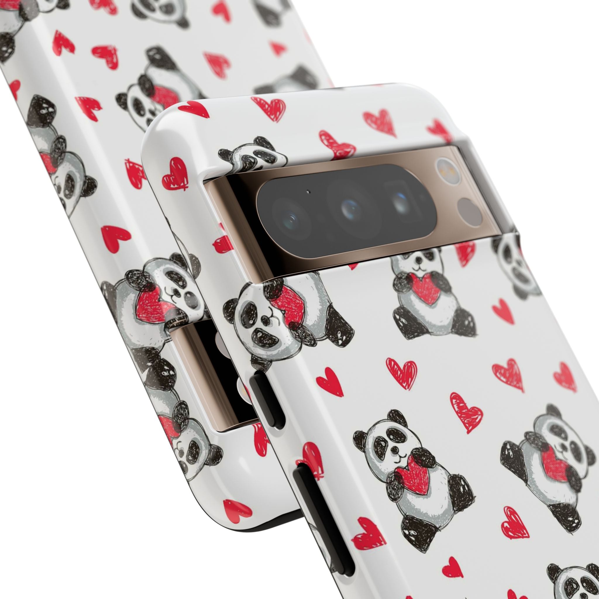 Cute Panda Pattern Phone Case — Tough Cases