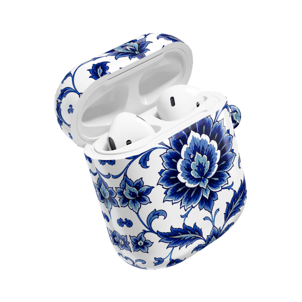 Porcelain Blue Floral AirPod Case