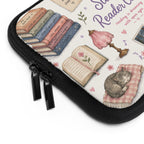 Slow Reader Club Laptop Sleeve — Cozy Bookish Book Lover Sleeve