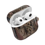 Leopard Heart AirPod Case — Vintage Glam Protective Cover