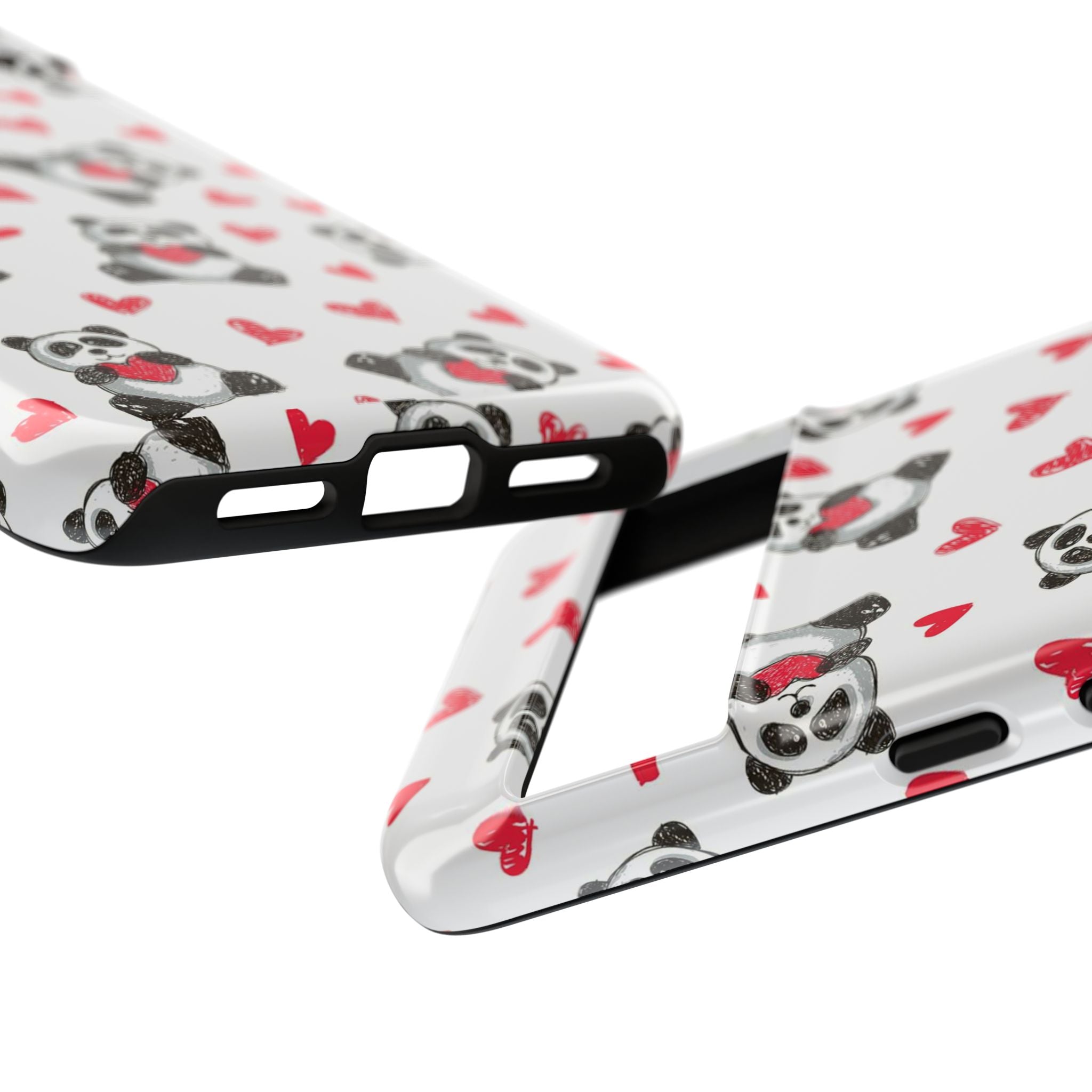 Cute Panda Pattern Phone Case — Tough Cases