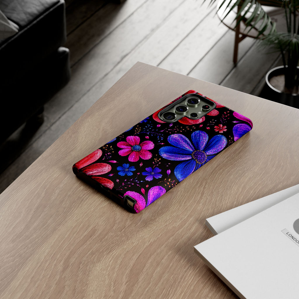 Samsung Galaxy S23 Ultra / Glossy - Neon Floral