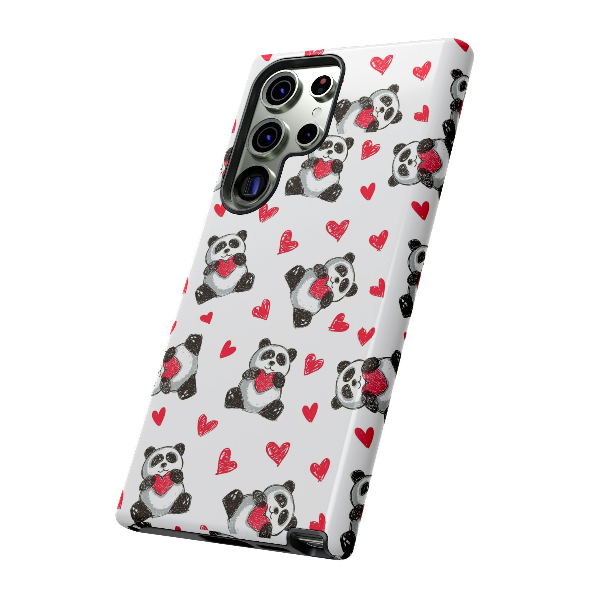 Cute Panda Pattern Phone Case — Tough Cases
