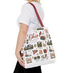 Ohio Illustrated Tote Bag — All-Over-Print Travel & Gift Tote