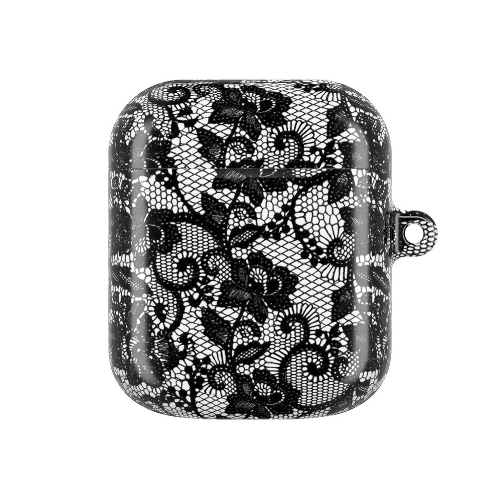 Black Floral Lace - AirPod Case