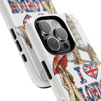 I Love London Illustrated Collage phone case | Tough Case