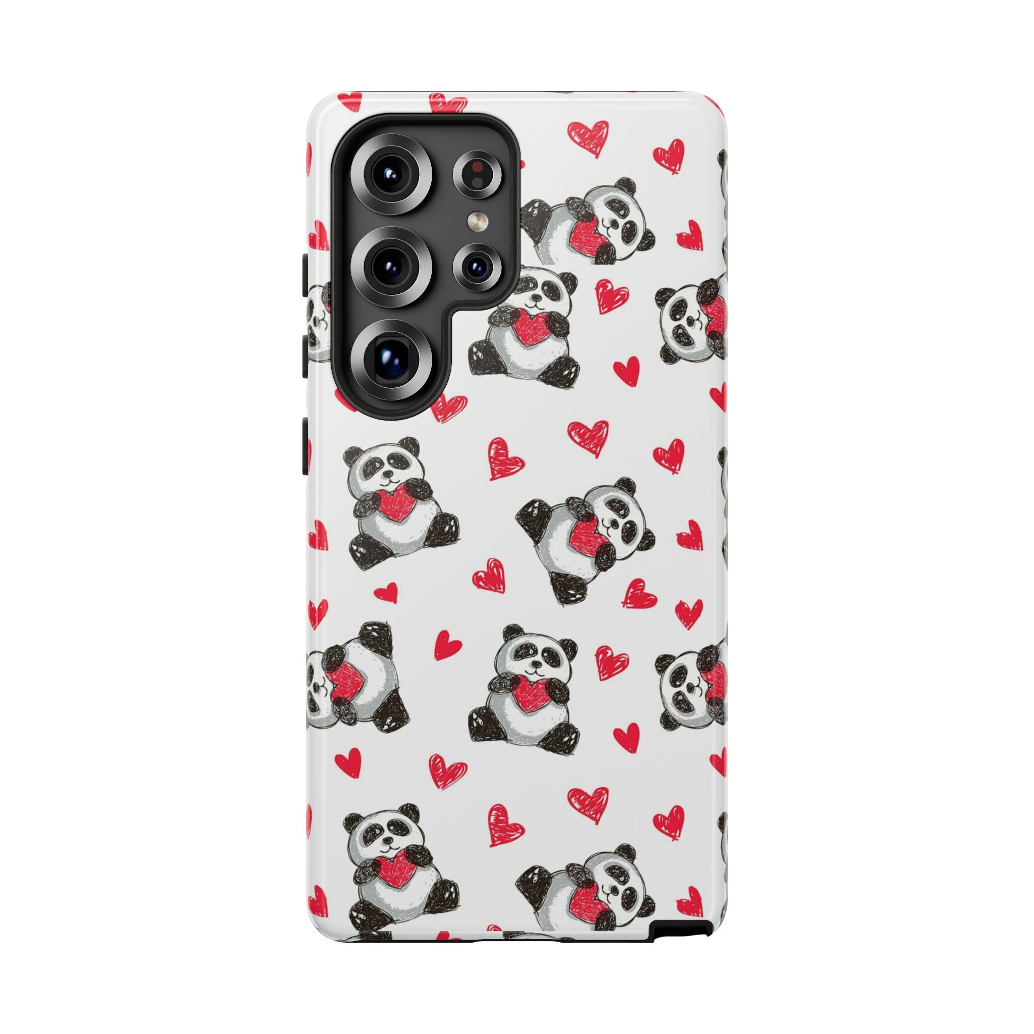 Cute Panda Pattern Phone Case — Tough Cases