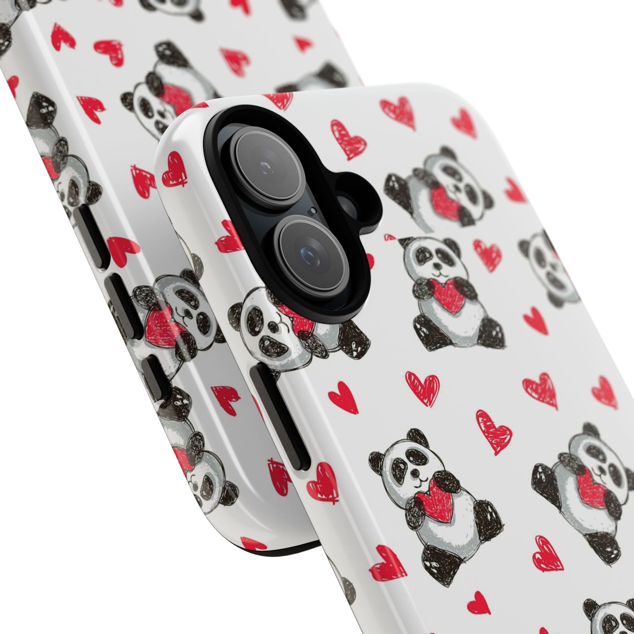 Cute Panda Pattern Phone Case — Tough Cases
