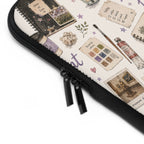 Art Student Energy Laptop Sleeve — Watercolor Art Supplies Pattern