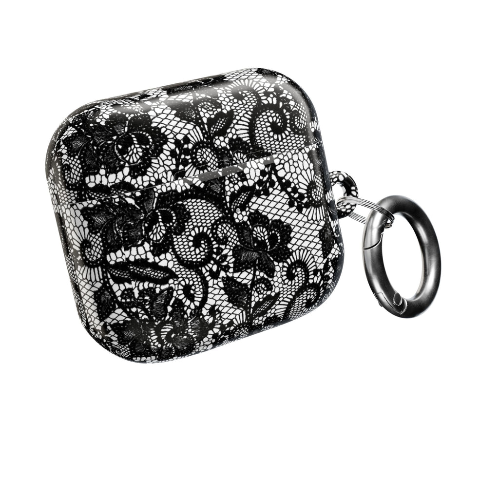 Black Floral Lace - AirPod Case