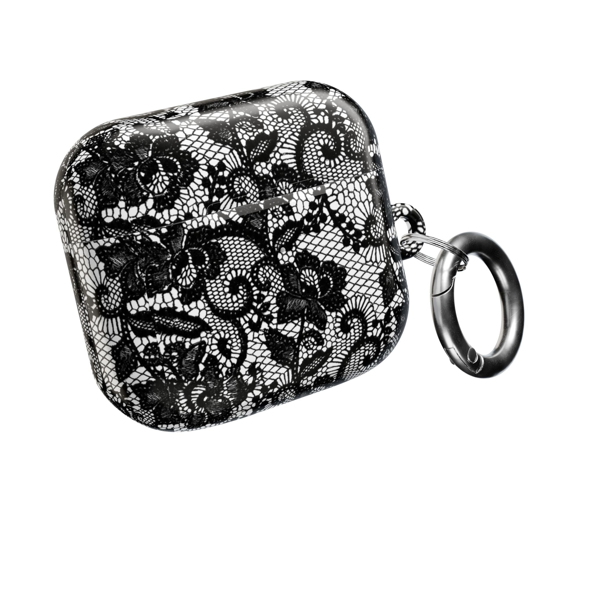 Black Floral Lace - AirPod Case