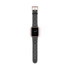 Black Snakeskin Pattern Watch Band | Apple Watch Strap