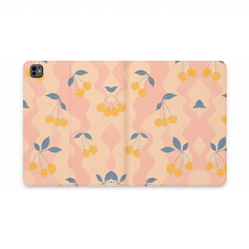 Retro Yellow Cherry - Tablet Case
