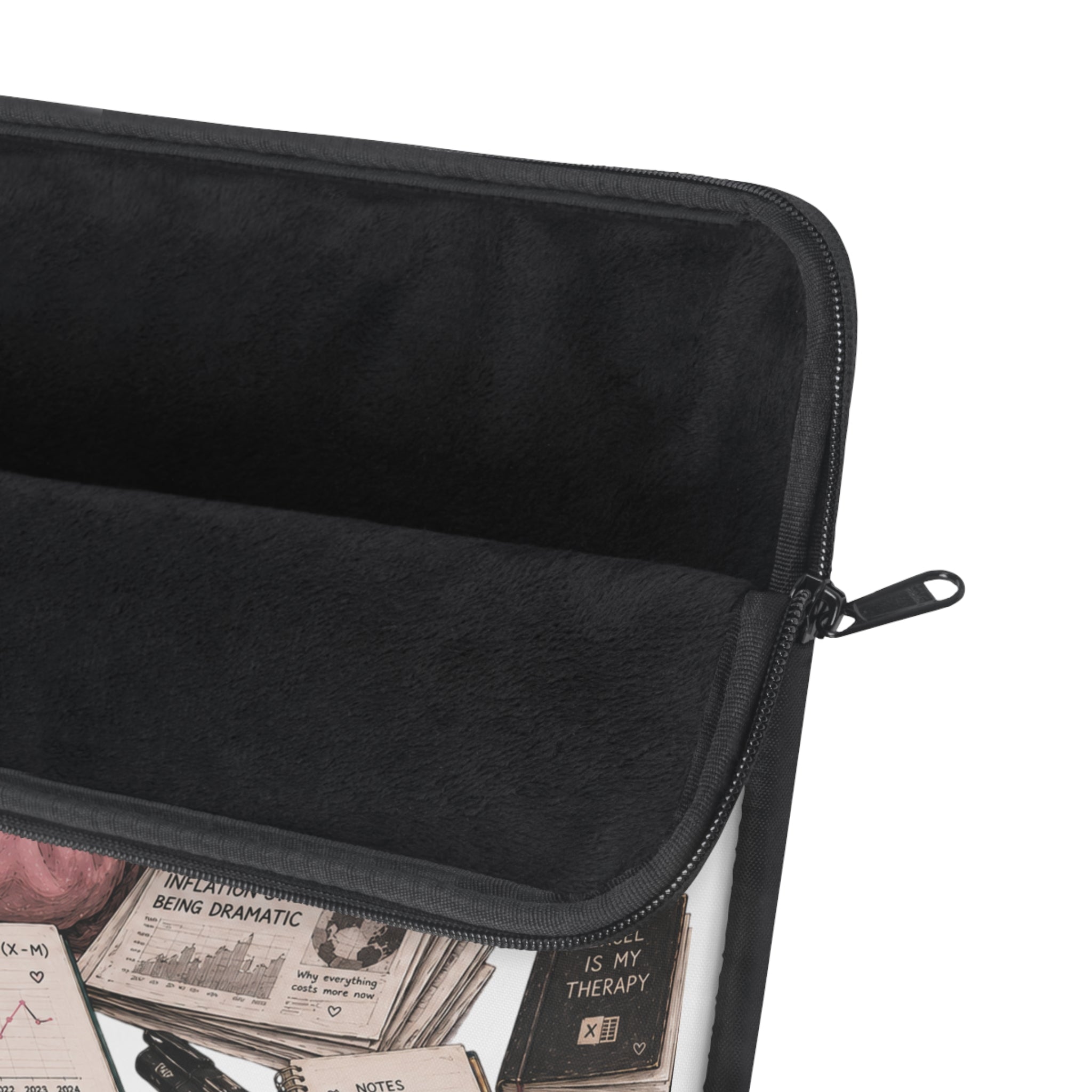 Macro Hamster Laptop Sleeve — Cute Finance & Investing Laptop Case