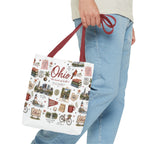 Ohio Illustrated Tote Bag — All-Over-Print Travel & Gift Tote