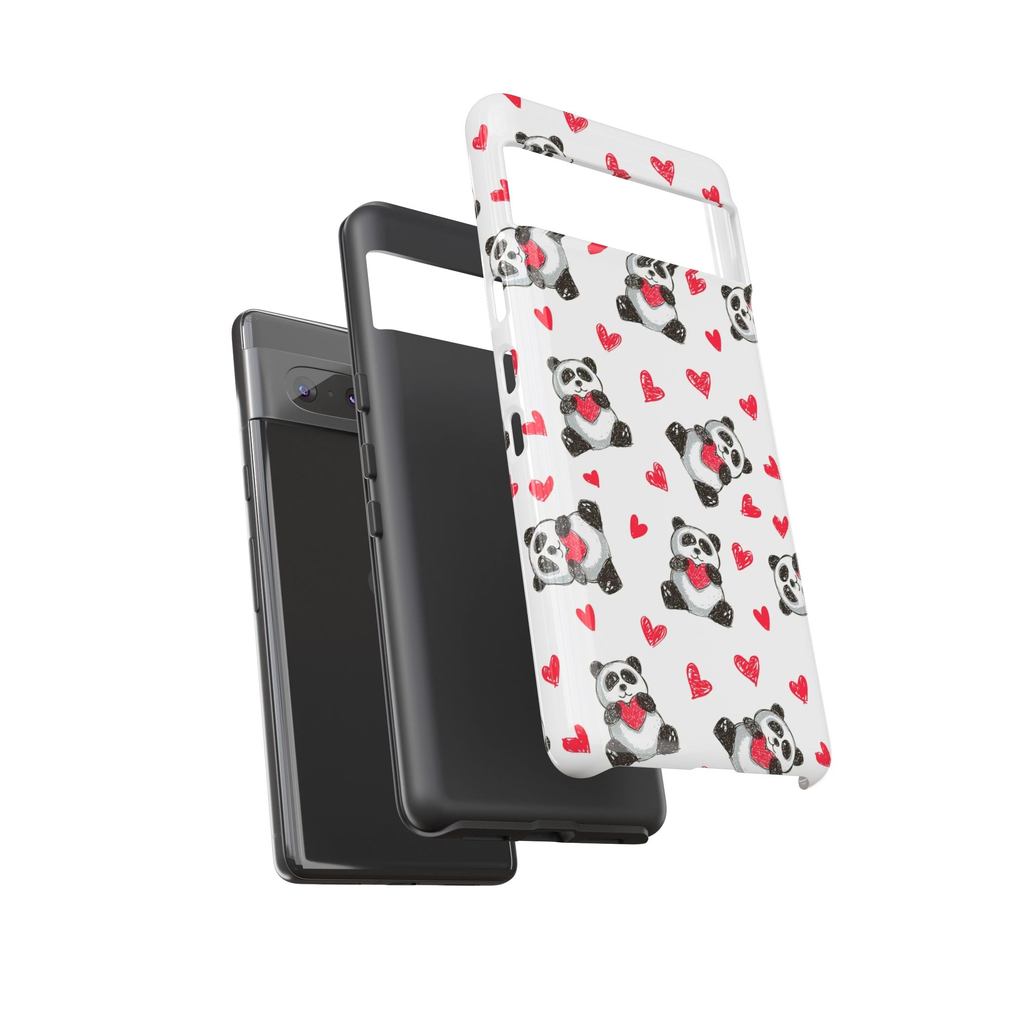 Cute Panda Pattern Phone Case — Tough Cases