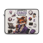 Organized Chaos Manager Laptop Sleeve — Fox Office Humor Protective Case