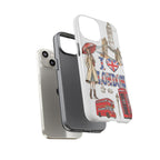 I Love London Illustrated Collage phone case | Tough Case
