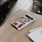 I Love London Illustrated Collage phone case | Tough Case